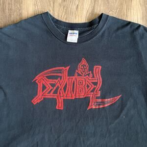 Vintage Decibel Heavy Metal Magazine T-Shirt Men's Size 2XL Faded Death Rip